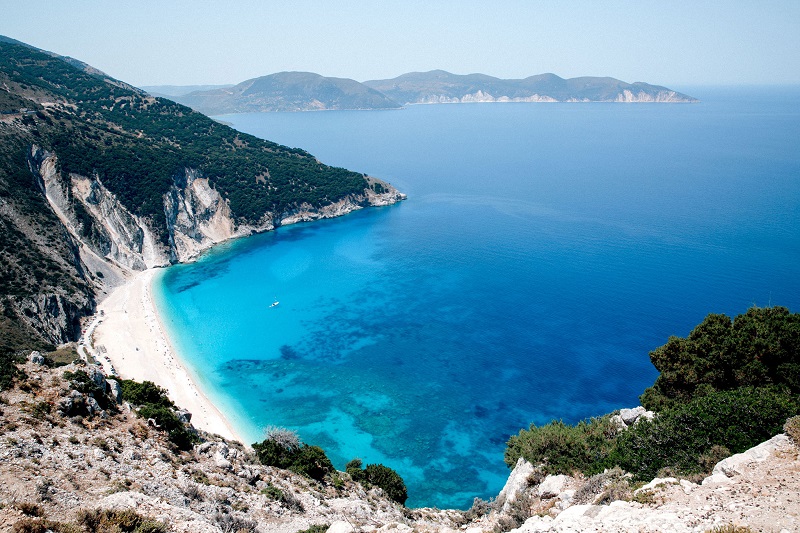 14 praias imperdíveis para conhecer na Grécia: Myrthos Bay, ilha de Cefalônia