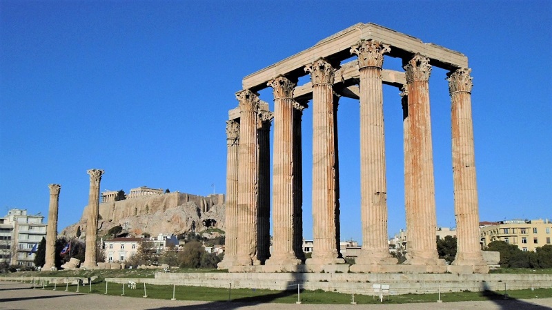 O que fazer no bairro de Plaka em Atenas: Templo de Zeus