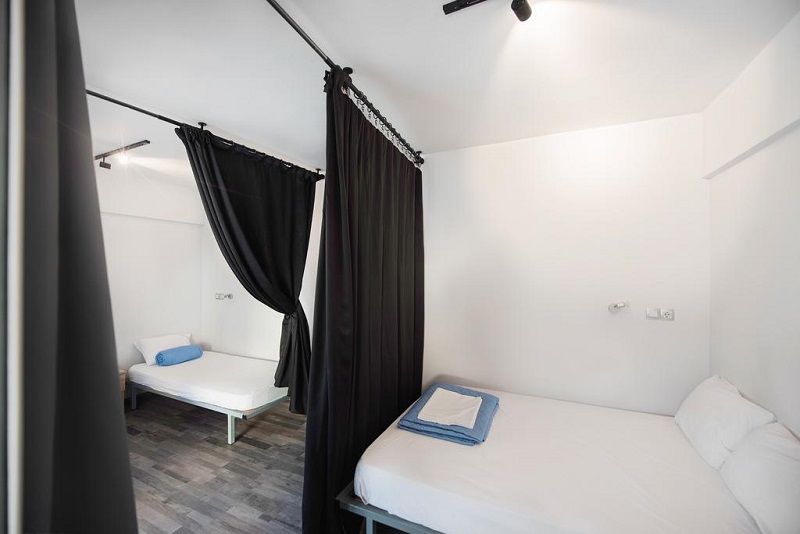 Quarto do Bedbox Hostel em Atenas