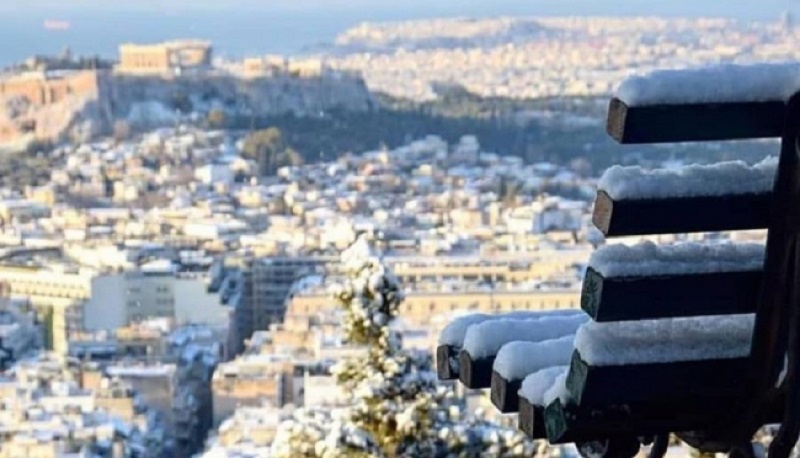 Quando neva em Atenas e nas ilhas da Grécia?