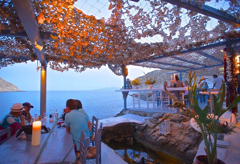 Restaurante Spilia em Mykonos