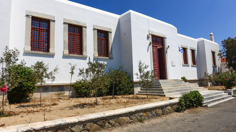 Exterior do Museu Arqueológico de Mykonos