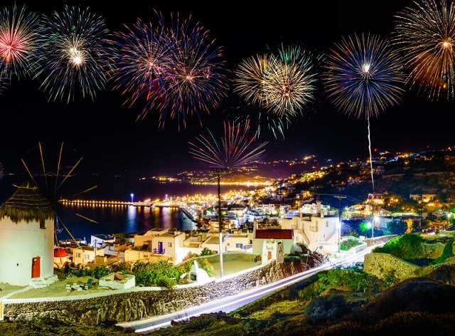 Ano-novo em Mykonos