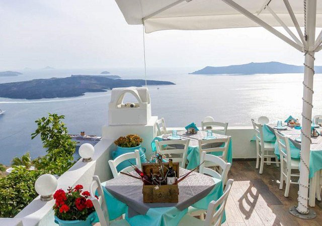 Melhores restaurantes em Santorini