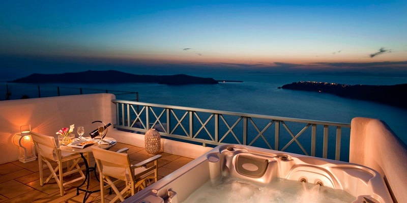 Hotel para casais em lua de mel em Santorini
