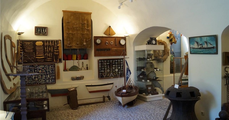 Museu Marítimo em Santorini