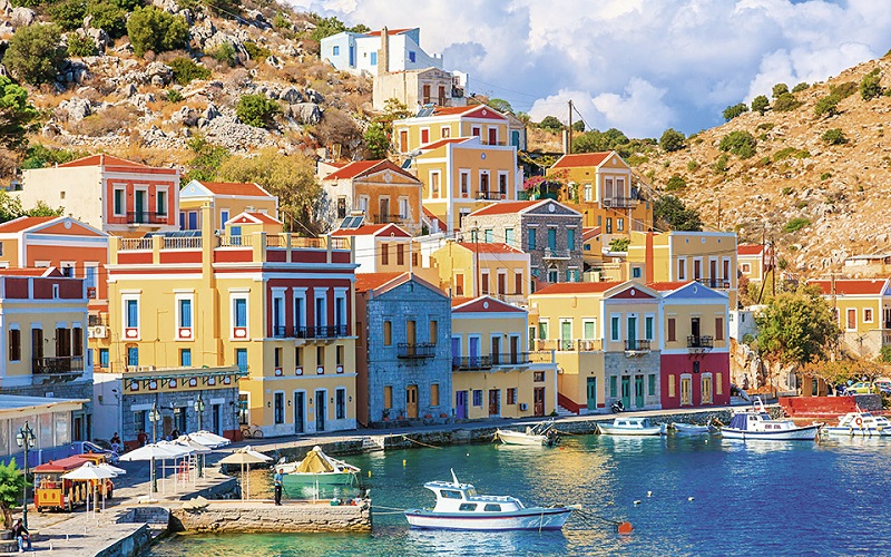 Ilha Symi na Grécia