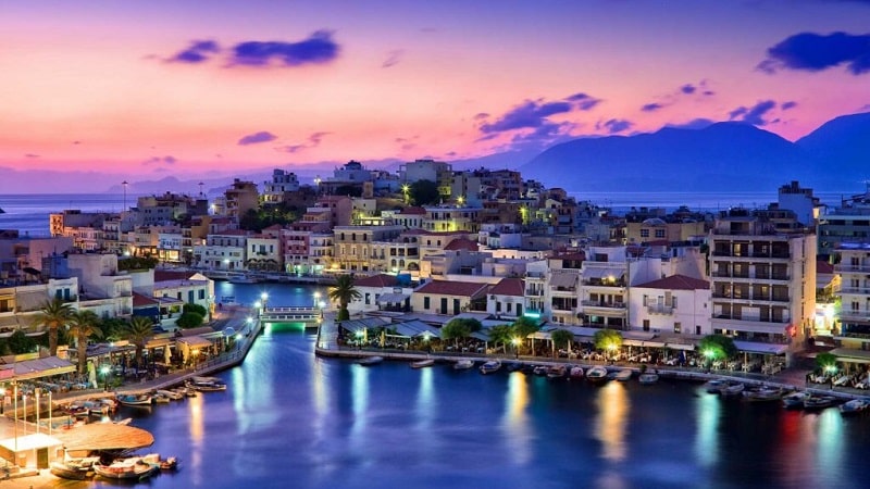 Noite em Creta