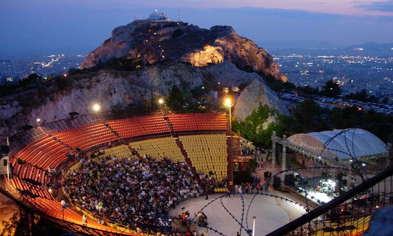 Teatro do Monte Licabeto em Atenas