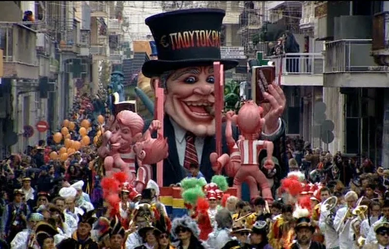 Trio de Carnaval na Grécia