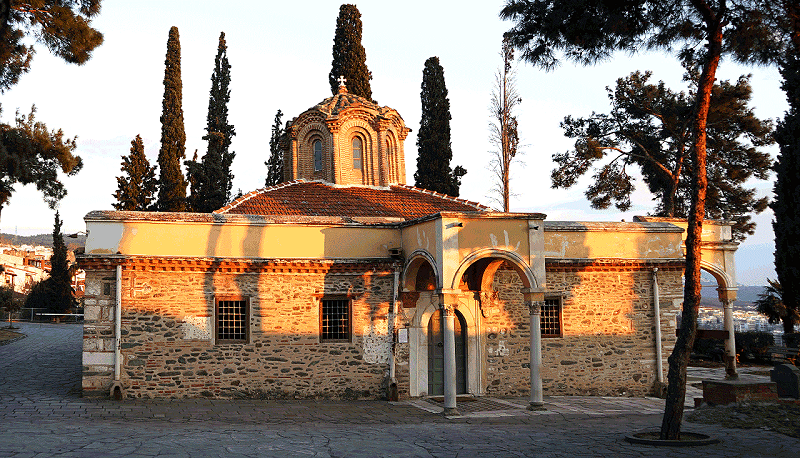 Pontos turísticos em Tessalônica na Grécia: Vlatadon Monastery, Grécia