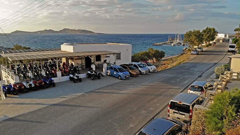 Aluguel de carro na ilha de Paros